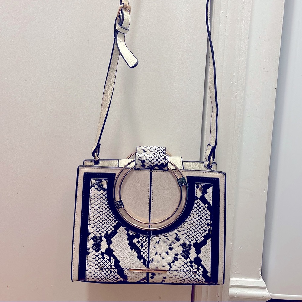 River Island Ivory and Black Handbag
